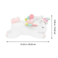 Plish igračka jastuk za lutku jednorog oblika dizajna duge boje Addored za djecu djevojke bijele