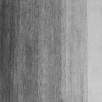 Ahgly Company u zatvorenom pravokutniku Sažetak sive moderne prostirke, 4 '6'
