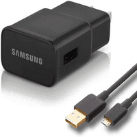 Prilagodljivi brzi zidni adapter Micro USB punjač za LG u paketu sa urbanim mikro USB kablom za kabl 4ft Super Brzi komplet za punjenje - crna