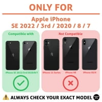 Osobni tanki poklopac kućišta telefona Kompatibilan je za Apple iPhone se 3rd 8 7, svijetlo ružičasti
