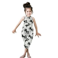 Outfit za bebe Romper Harmes Kids Girls Girls Toddler Ljetne crtane Djevojke Romper & Toucsuit One odjeće 3- godine
