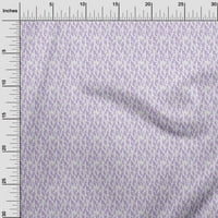 Onuone pamučne kambrijske pastelne ljubičaste tkanine listovi prekrivajući zalihe ispisa šivaće tkanine