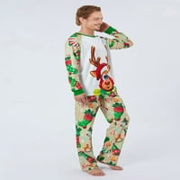 Goowrom Family Božićni pidžami Podudarni setovi Xmas Usklađivanje PJS za odrasle djeca za odmor Xmas