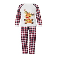 Treegren Božićne pidžame za porodicu, podudaranje porodične pidžame postavlja spavanje PJS božićne jamme
