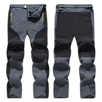 Muške pješačke hlače Brze suho lagane vodootporne vanjske radne hlače Planinarske ribolov Kamping hlače