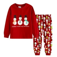 Dječak odijelo Djeca Božić Pajamas pamuk dugih rukava Odgovarajući odmor Toddler Boys Dječji djeca Xmas