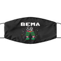 Božićna bema maska ​​za lice - slatka elf noge xmas maska ​​za djed jad djed po imenu Bema