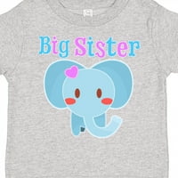 Inktastična velika sestra slon poklon toddler majica Toddler Girl