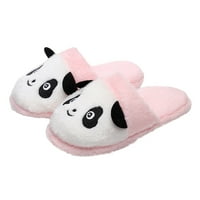 Spavaća soba Pamučne udobne papuče Zimska topla kuća Papuče Panda mekani ne klizni plišani dom na cipelama