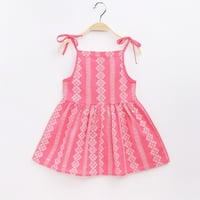 Proljetne haljine za žene djevojke Ljetne morske obale Haljina za plažu Sling suknja Cvjetna suknja Hot Pink ponude