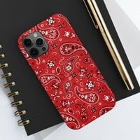 Crvena teška futrola za telefon - Super-slatka i udarna otporna na iPhonene