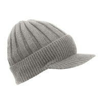 Topli vuneni pleteni špet pulover Sportska kapa za zgusnute kapu za prste