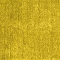 Ahgly Company Zatvoreni pravokutnik Sažetak žuti prostirke savremene površine, 4 '6'