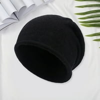 Topla vunena šešir Pletena petina šešir za žene pleteni zimski šešir toplo vjetrovitno udobne beskonie