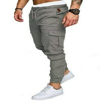 Xingqing muške casual dugačke hlače Twill jogger hip hop elastični sportovi Slim Fit Stretch pantalone