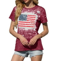 Ženska posadna majica majica kratkih rukava sa ljetnim rukavima ispod 10 dolara. Vrhovi Dressy Casual