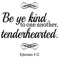 Efežanima 4: Budite ljubazni jedni prema drugima, tenderâ | vinil naljepnica naljepnica - srednja -