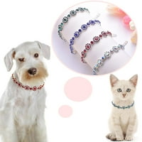 Lomubue kućne ogrlice za hvatanje očiju ugodno za nošenje sa produženim lancem Mačji pas šareni mali