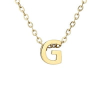 Modni zlatni lanac Jednostavno na engleskom slovom Mali privjesak ogrlica Slatka ogrlica od choker-a