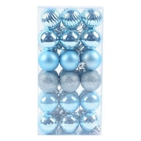 Puntoco Cleariance Božić Xmas Tree Ball Bauble Viseći kućni zabavni ukras dekor nebesko plavo