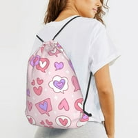Vodootporna torba za teretanu, Ljubav Heart Ružičasti ručak za crtanje bombona za muškarce, ružičasta