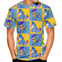 Majica Porodična odijela Winnie The Pooh Ležerne majice Moderan kratki rukav Crew Crt Majica Mama i