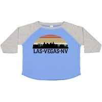Inktastic Las Vegas Nevada Skyline Retro poklon Dječak malih dječaka ili majica Toddler