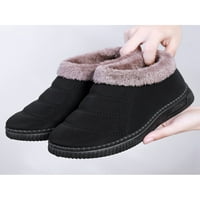 Daeful Dame Tople čizme Okrugli nožni čizme za snijeg klizanje na zimskim cipelama koji hodaju lagana