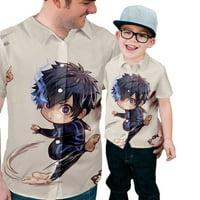 Anime Blue Lock Muški kratki rukav3D print T zaši za majicu za dečka muška moda