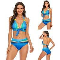Bikini visokog struka Bikini Havajski sa podlogom za prsa bez podzemnih plaža za plažu moći ženski kupaći