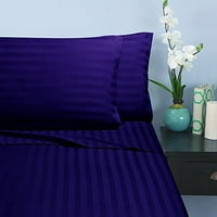 Elegant Comfort® Silky-Soft Series 6-komadni strop listova bez bora, kralj, ljubičasta