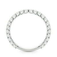 0,75ctw Natural Diamond 14K bijeli zlatni vječni prsten