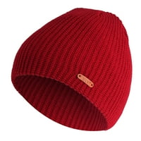 Yuehao Dodatna oprema Muškarci Žene Torggy Topne Crochet Zima vuna Klint Ski Beanie Slouchy Caps Hat