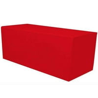 Gowine Crveni FT opremljeni stolnjak pravokutni poklopac za poliesterski stol