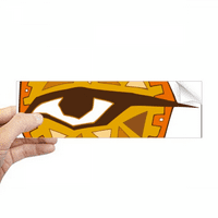 Egipat za oči uzorak uzorak pravokutnik naljepnica za notebook naljepnica