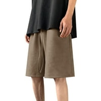 Muške kratke hlače Čvrsta boja sa dubokim džepovima Simple Streetwear labav fit trčanje trening košarkaškim