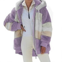Ženska jakna s dugim rukavima vruća prodajna čišćenje dame zimska kapuljača vrhunske duge rukavske jakne