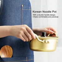 Korejski potporni lonac, korejski ramen Noodle lonac korejski žuti aluminijumski stockpot loodles lon