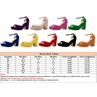 Tenmi Ženski radovi Udobne cipele sandal nepušače cipele za cipele Formalno Chunky
