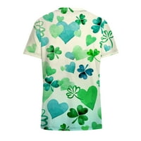 Penski majica s kratkim rukavima s kratkim rukavima Saint Patrick ispisana džepnim štitnicima za majke Dan Days l nebesko plavo na prodaju