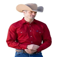 Wrangler Advanced Comfort Big & visoka crvena radna košulja 3xt