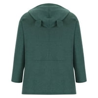 Prinxy Clearence Ležerne prilike plus veličina sa džepom majice Plairing Christen Tree Grafički pulover