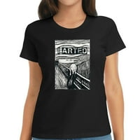 Umjetnički učitelji umjetnika Smiješni slikar Bower Poklon Podebljana ženska majica: grafički kratki