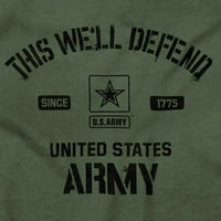 Army ovo ćemo braniti muške grafičke majice majice BRISKO marke M