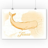 Teksas - kit - žuta - obalna ikona - Lintna Press Artwork
