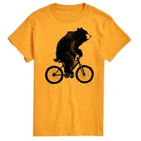 Instant poruka - Medvjed na biciklu - Muška grafička majica kratkih rukava