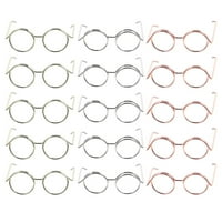 Naočale za lutke Metalna žica Rim natznaj za naočale za ruke prerušiti se okvire naočala