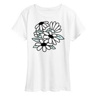 Instant poruka - cvijeće uzorkovima - Grafička majica za žensku majicu kratkih rukava