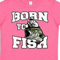 Inktastic rođen za riblje poklon malih majica malih djevojaka ili majica mališana