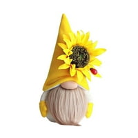 Jlong Sunflowers Gnome Searhouse Sunflower Kitchen Decor Elf Plish Doll